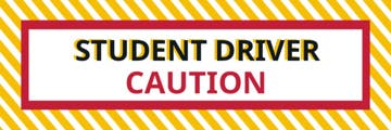 Picture of 6" x 18" Student Driver 4
