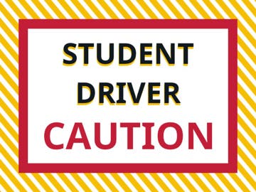 Picture of 9" x 12" Student Driver 4