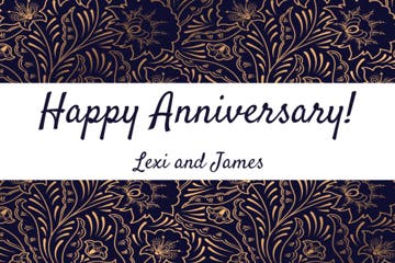 Picture of 12" x 18" Anniversary 5