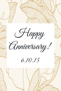 Picture of 18" x 12" Anniversary 7