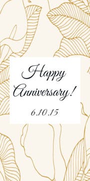 Picture of 24" x 12" Anniversary 7