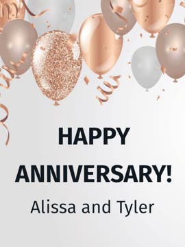 Picture of 24" x 18" Anniversary 6