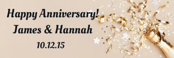 Picture of 6" x 18" Anniversary 2