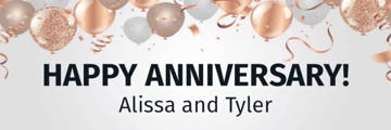 Picture of 6" x 18" Anniversary 6