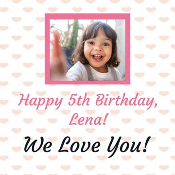 Picture of 12" x 12" Birthday 3