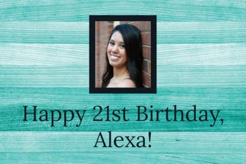 Picture of 12" x 18" Birthday 5