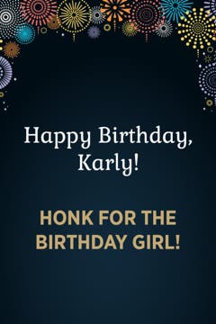 Picture of 18" x 12" Birthday 2