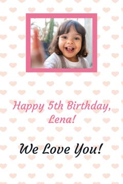 Picture of 18" x 12" Birthday 3