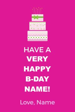 Picture of 18" x 12" Birthday 3