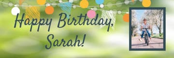 Picture of 6" x 18" Birthday 1