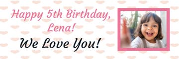 Picture of 6" x 18" Birthday 3