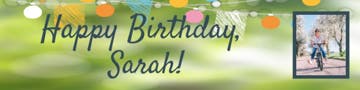 Picture of 6" x 24" Birthday 1