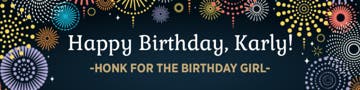 Picture of 6" x 24" Birthday 2