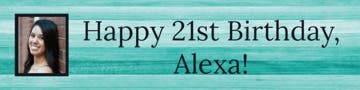 Picture of 6" x 24" Birthday 5