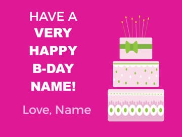 Picture of 9" x 12" Birthday 3