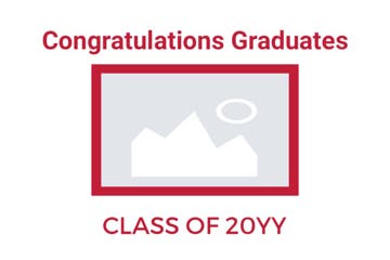 Picture of 12" x 18" Graduation 7