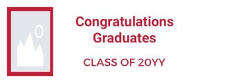 Picture of 6" x 18" Graduation 7