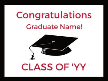 Picture of 9" x 12" Graduation 12