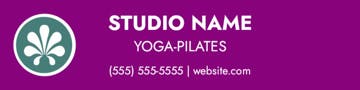 Picture of 6" x 24" Health & Fitness 6