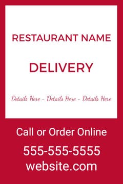 Picture of 18" x 12" Restaurant 18
