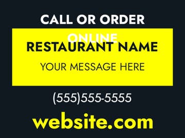 Picture of 18" x 24" Restaurant 17