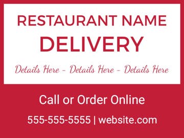 Picture of 18" x 24" Restaurant 18