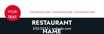 Picture of 6" x 18" Restaurant 15