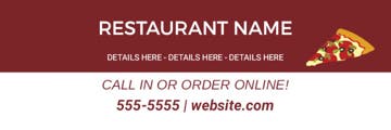 Picture of 6" x 18" Restaurant 23