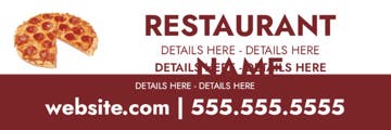 Picture of 6" x 18" Restaurant 6