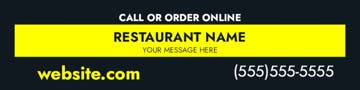Picture of 6" x 24" Restaurant 17