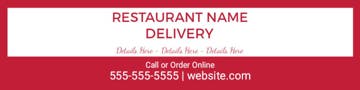 Picture of 6" x 24" Restaurant 18