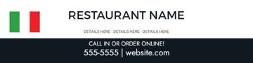 Picture of 6" x 24" Restaurant 20
