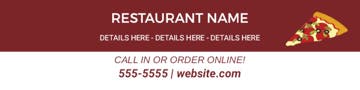 Picture of 6" x 24" Restaurant 23