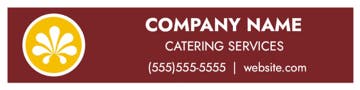 Picture of 6" x 24" Restaurant 25