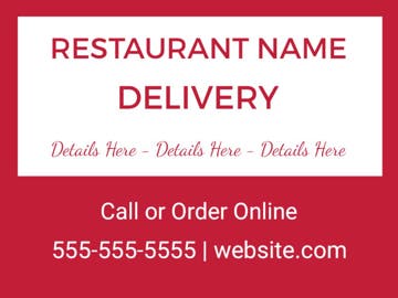Picture of 9" x 12" Restaurant 18