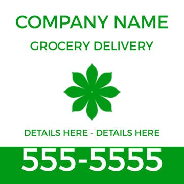 Picture of 12" x 12" Delivery 12