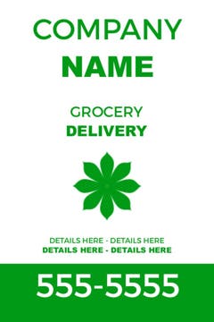 Picture of 18" x 12" Delivery 12