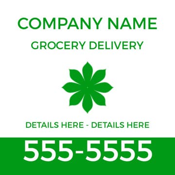 Picture of 24" x 24" Delivery 12