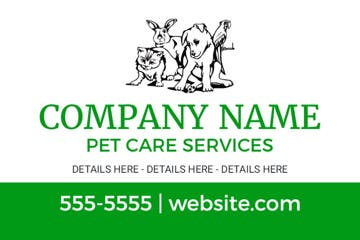 Picture of 12" x 18" Pet Care 4