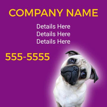 Picture of 24" x 24" Pet Care 12