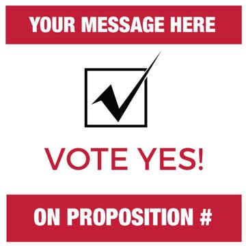 Picture of 24" x 24" Political Campaign 18