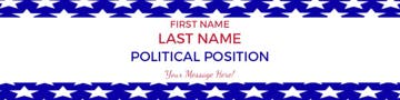 Picture of 6" x 24" Political Campaign 6