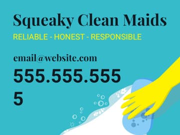 Picture of 18" x 24" Cleaning Services 3