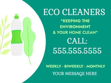 Picture of 18" x 24" Cleaning Services 7