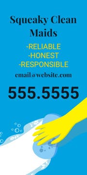 Picture of 24" x 12" Cleaning Services 3