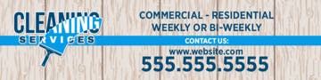 Picture of 6" x 24" Cleaning Services 6