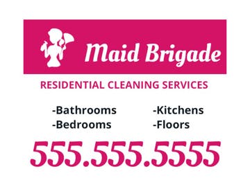 Picture of 9" x 12" Cleaning Services 878756842
