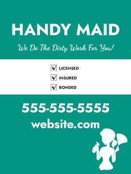 Picture of 24" x 18" Cleaning Services 878756851