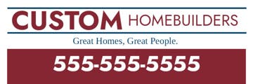 Picture of 6" x 18" Contractor Services 3530658