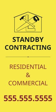 Picture of 24" x 12" Contractor Services 3772506